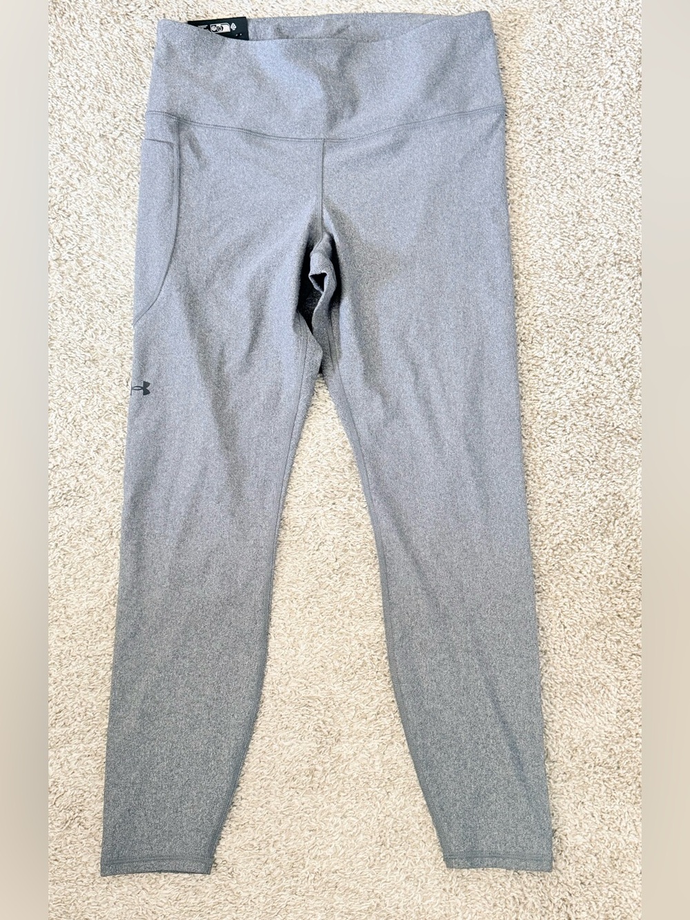 Under Armour Womans' Gray Heather Performance Leggings